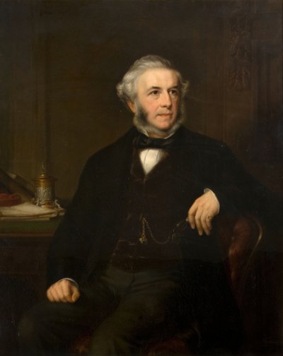 Porträt von George Richards Elkington 1800-1865, 1865 von Samuel West