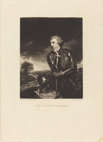 Sir Jeffery Amherst von Samuel William Reynolds I after Sir Joshua Reynolds