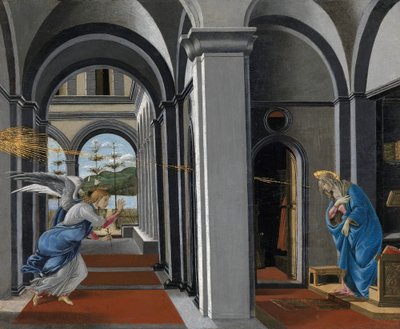 Verkündigung von Sandro Botticelli