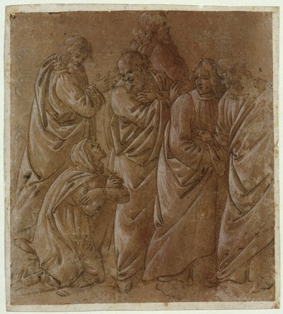 Die Frau aus Kanaan von Sandro Botticelli