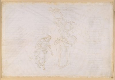 Die Göttliche Komödie, Paradiso XXVII. Achte Sphäre (Fixsternhimmel): Petrus hält eine Strafpredigt gegen das verkommene Papsttum; Aufflug zum Kristallhimmel, dem Primum Mobile von Sandro Botticelli