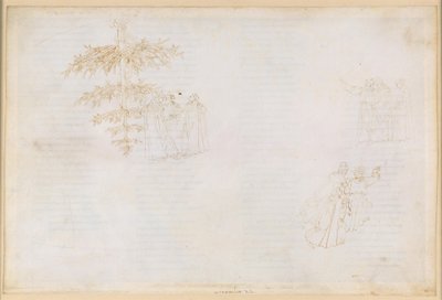 Die Göttliche Komödie, Purgatorio XXII: Aufstieg zum sechsten Ring des Purgatoriums; Gespräche mit Statius; Buße der Schlemmer von Sandro Botticelli