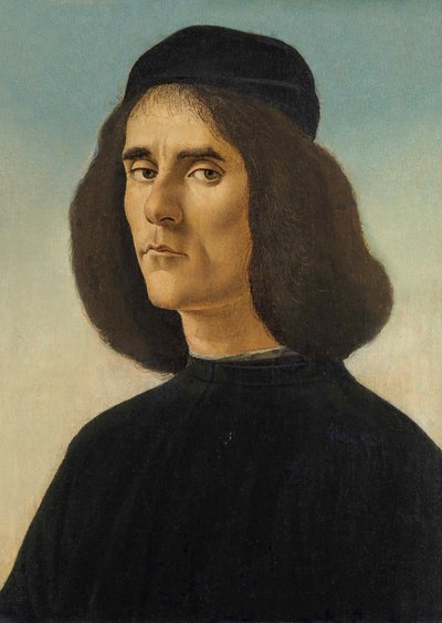 Porträt von Michael Tarchaniota Marullus von Sandro Botticelli