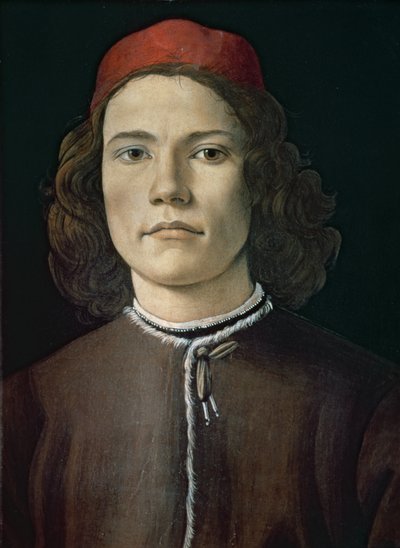 Porträt eines jungen Mannes, um 1480-85 von Sandro Botticelli