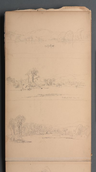 Skizzenbuch, Seite 05: Bethel ME 19. August 1859 von Sanford Robinson Gifford