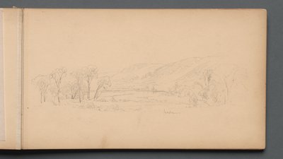 Skizzenbuch, Seite 06: "Gorham" (Maine) von Sanford Robinson Gifford