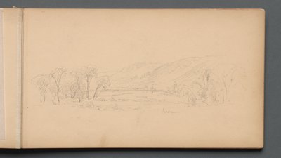 Skizzenbuch, Seite 06: Gorham Maine, 1859 von Sanford Robinson Gifford