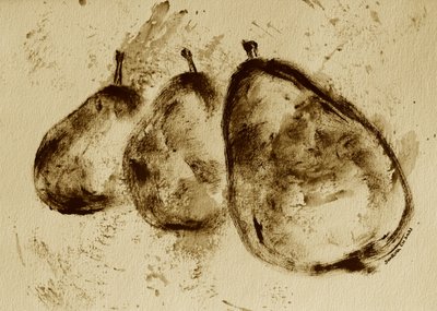 Birnen in Sepia von Santhosh ch
