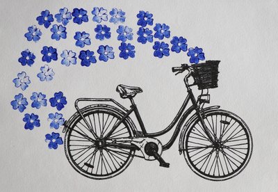 Launische Fahrradblüten von Santhosh ch