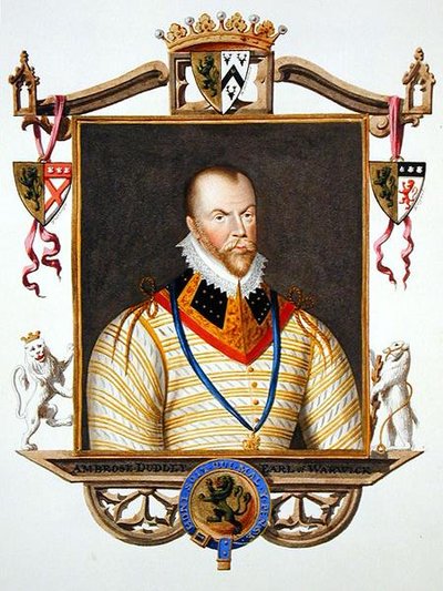Porträt von Ambrose Dudley (ca. 1528-1590), 1. Earl of Warwick aus 