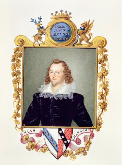 Porträt von Ferdinando Stanley, 5. Earl of Derby, aus 