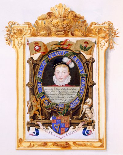 Porträt von James VI. von Schottland (1566-1625), später James I. von England als Junge ca. 1574 aus 