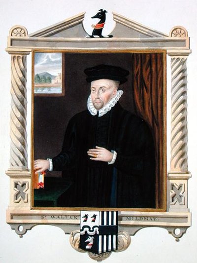 Porträt von Sir Walter Mildmay (ca. 1520-89) aus 
