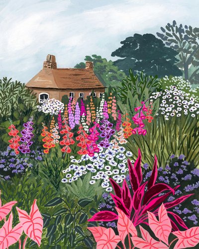 Lebendiger Cottage-Garten von Sarah Gesek