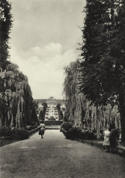 Potsdam, Die Terrassen von Sanssouci (s/w Foto) von Sasha Stone