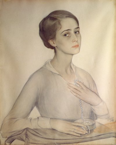 Porträt von Olga Spesivtseva von Savelij Abramovich Sorin