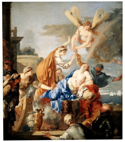 Der Tod der Dido, ca. 1637-ca. 1640 von Sébastien Bourdon