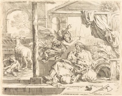 Der Traum des heiligen Joseph von Sébastien Bourdon