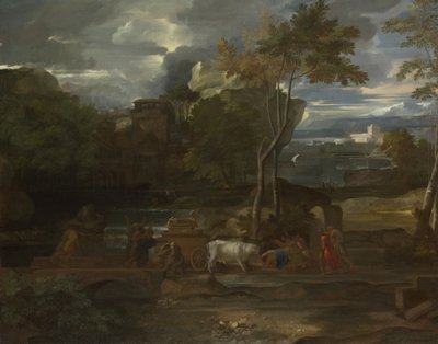 Die Rückkehr der Bundeslade, 1659 von Sébastien Bourdon