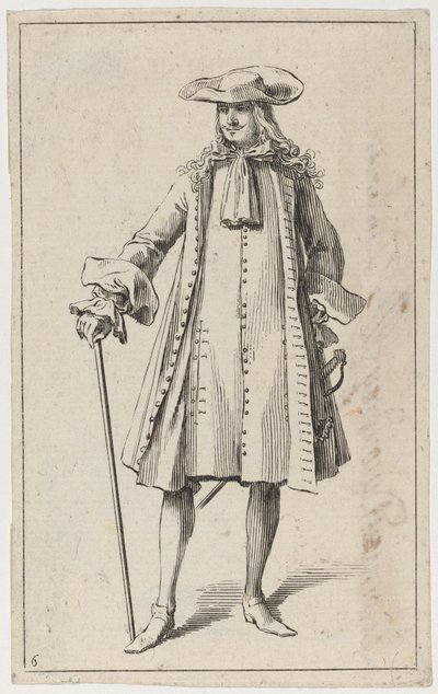 Mann mit Schwert von Sébastien Le Clerc the elder