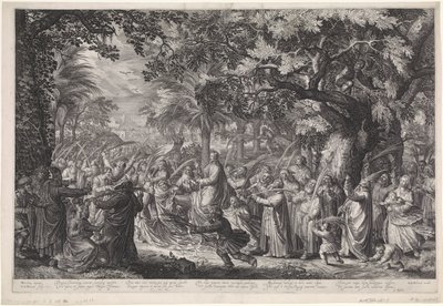 Der Einzug in Jerusalem von Schelte Adamsz. Bolswert