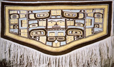 Chilkat-Decke, Tlingit-Stamm von School American