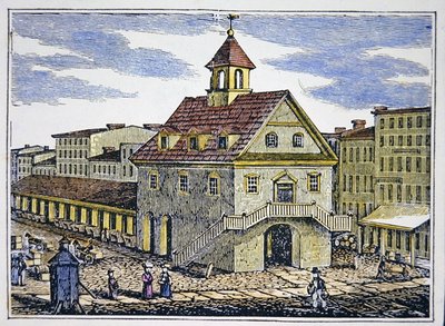 Das alte Gerichtsgebäude von Philadelphia von School American