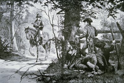 Die Gefangennahme von Major John Andre von School American