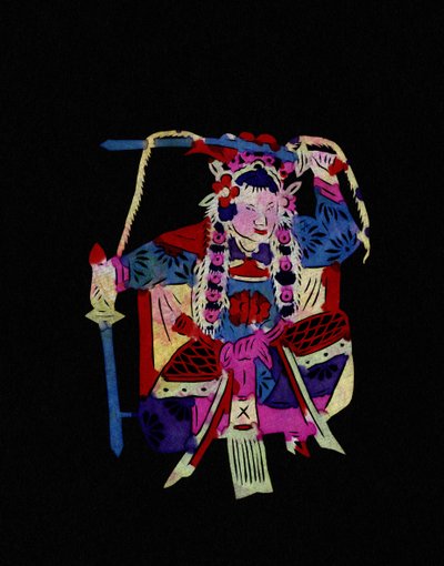 Weibliche Figur der Pekinger Oper mit Schaukeln von School Chinese