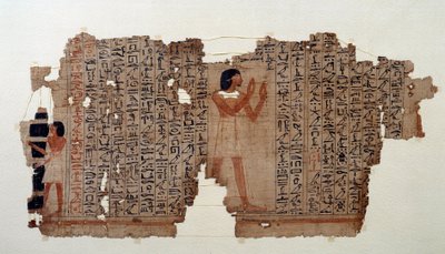 Ägyptische Antike: Auszug aus einem Totenbuch von School Egyptian