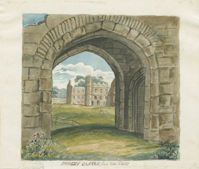 Dudley Castle - Der Bergfried von School English