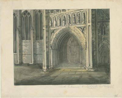 Lichfield Kathedrale - Südliches Querschiff von School English