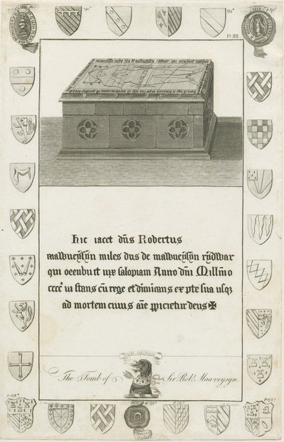 Mavesyn Ridware - Grab von Sir Robert Mavesyn von School English