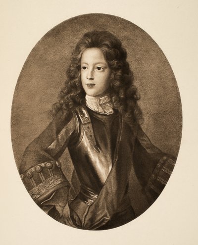 Prinz James Francis Edward Stuart, pub. 1902 (Kollotypie) von School English