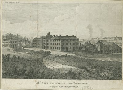 Soho Manufaktur: Stahlstich, nd [spätes 18. Jh.] (Druck) von School English