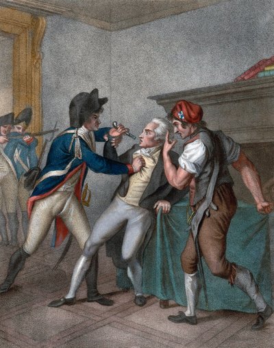 Verhaftung von Maximilien Robespierre am 27.07.1794 - Die Festnahme von Robespierre von School French
