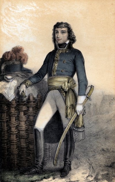 Barthelemy-Catherine Joubert (1769-1799) General - Gravur von School French