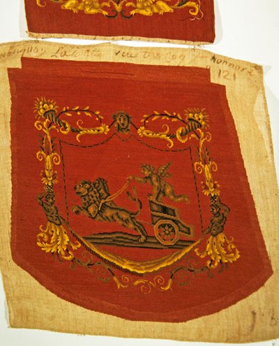 Stuhlkern, Paris (Textil) von School French