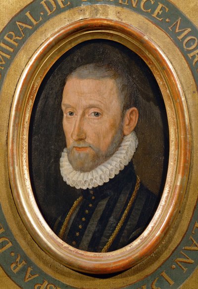 Gaspard de Coligny, Admiral, Staatsmann, Führer der Hugenottenpartei, ermordet während St von School French