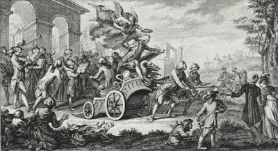 Der Triumph von Jean-Philippe Rameau (1683-1764) - englischer Komponist, Cembalist, Organist und Musiktheoretiker von School French