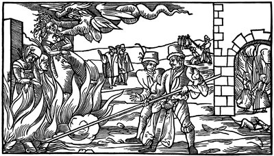 Hexenschlächter (Gravur) von School French