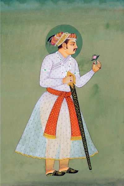 Miniaturmalerei des Mogulkaisers Jahangir von School Indian