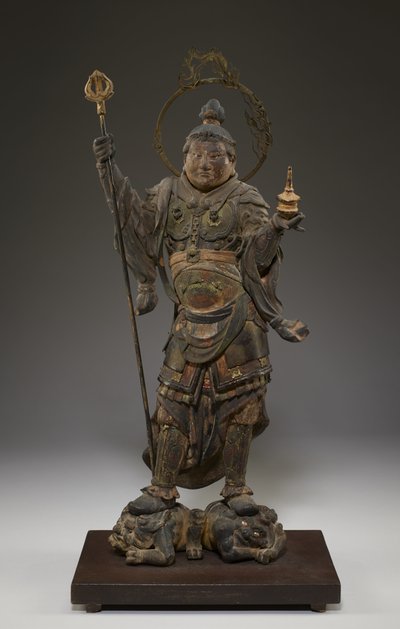 Bishamonten (Vaisravana, Wächter des Nordens) von Japanese School