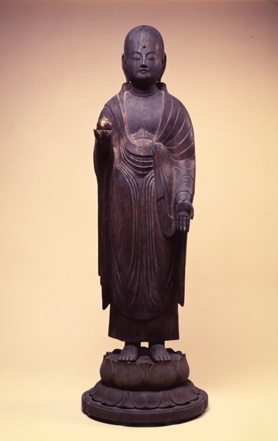 Jizo Bosatsu, Späte Heian-/Fujiwara-Periode von Japanese School