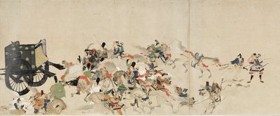 Illustrierte Erzählung der Heiji-Rebellion (1159-1160) von School Japanese