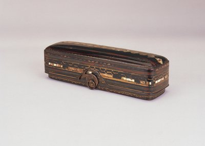 Kleine Namban-Box mit Deckel von Japanese School