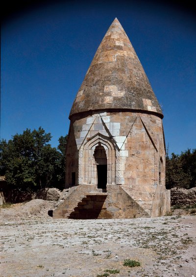 Ansicht des Grabes von Melik Gazi (12. Jahrhundert) von School Ottoman