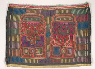 Hemdpanel (Mola), Kuna-Volk, San-Blas-Inseln, ca. 1950er Jahre von School Panamanian
