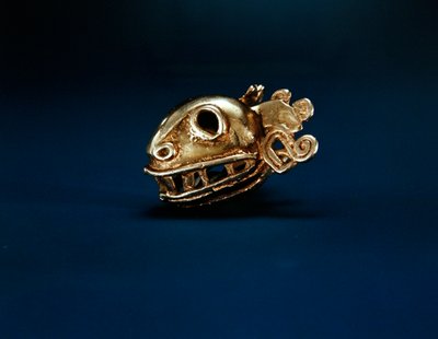 Seitenansicht einer Chiriqui-Stil Glocke, ca. 12. Jahrhundert von School Panamanian
