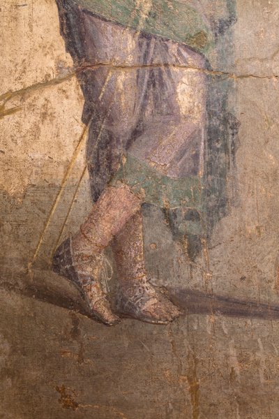 Meleager und Atalanta, Pompeji von School Roman